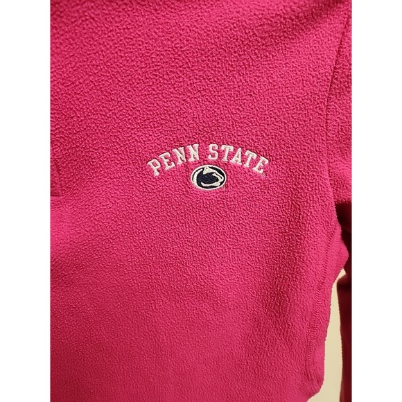 Under Armour Pink Fleece Quater Zip Long Sleeve Women's Size small Penn State - Picture 3 of 9
